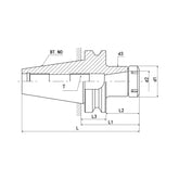 BT40-ER Collet Chuck BT40-ER11-70 BT40-ER11-100 - Big-tools Industrial Supply Tools for Metal Cutting